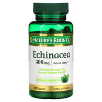 Nature’s Bounty Echinacea 400 mg 100 Capsules