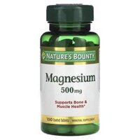 Nature’s Bounty Magnesium 500 mg 100 Coated Tablets