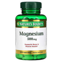 Nature’s Bounty Magnesium 500 mg 200 Coated Tablets
