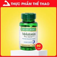 Nature's Bounty Melatonin 5mg  (60 viên) Hỗ Trợ Điều Hòa Giấc Ngủ