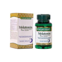 Nature's Bounty Melatonin 5mg Viên Uống Hỗ Trợ Giấc Ngủ Ngon (Hộp 60 Viên)