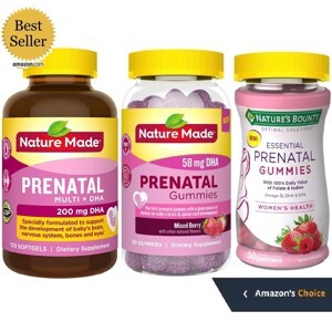 Viên uống bổ sung vitamin & khoáng chất cho thai phụ NATURE'S BOUNTY Prenatal 100 viên