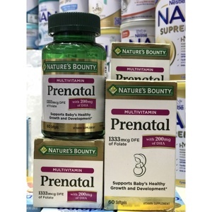 Viên uống bổ sung vitamin & khoáng chất cho thai phụ NATURE'S BOUNTY Prenatal 100 viên