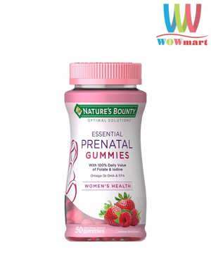 Viên uống bổ sung vitamin & khoáng chất cho thai phụ NATURE'S BOUNTY Prenatal 100 viên