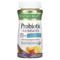 Nature’s Bounty Probiotic Gummies Pineapple Raspberry & Orange 4 Billion 60 Gummies