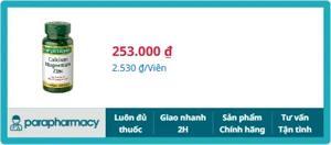 Nature's Bounty Viên uống bổ sung canxi, magie & kẽm