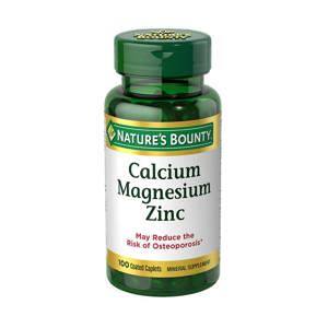 Nature's Bounty Viên uống bổ sung canxi, magie & kẽm