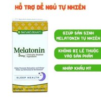 Nature’s Bounty Viên Uống Hỗ Trợ Điều Hòa Giấc Ngủ Melatonin 5mg 60 Viên - Chính Hãng