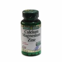 Nature's Bounty Viên Uống Nature's Bounty Calcium Magnesium Zinc 100 Viên