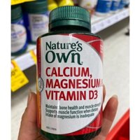 nature's own calcium magnesium & vitamin d3 120 viên