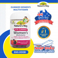 Nature’s Way Adult Vita Gummies Women’s Multivitamin - Bổ sung vitamin và khoáng chất cho phụ nữ trưởng thành (Hộp 100 viên)