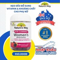 Nature’s Way Adult Vita Gummies Women’s Multivitamin – Viên nhai bổ sung vitamin, khoáng chất cho phụ nữ (Hộp 100 viên)