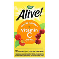 Nature’s Way Alive! Immune Support Vitamin C 120 Vegetarian Capsules
