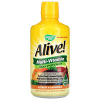 Nature’s Way Alive! Liquid Multi-Vitamin Max Potency Citrus 30.4 fl oz (900 ml)