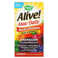 Nature’s Way Alive! Max3 Daily Multi-Vitamin 60 Tablets