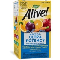 Nature's Way Alive Once Daily Men 50+ Ultra Potency Multi-Vitamin Tablets, 60 Tablets, 1 Pack