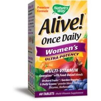 Nature's Way Alive Once Daily Women Ultra Potency Multi-Vitamin Tablets, 60 Tablets, 1 Pack