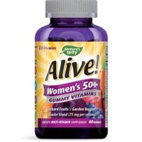 Nature's Way Alive Women's 50+ Multivitamin Gummies, 60 Sticks, 1 Pack