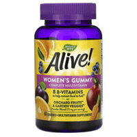 Nature’s Way Alive! Women’s Gummy Complete Multivitamin Mixed Berry Flavor 60 Gummies