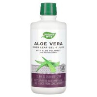 Nature’s Way Aloe Vera Inner Leaf Gel & Juice with Aloe Polymax 33.8 fl oz (1 Liter)