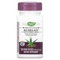 Nature’s Way Aloelax with Fennel Seed 340 mg 100 Vegan Capsules