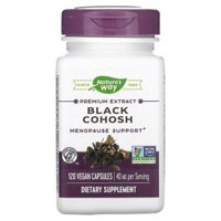 Nature’s Way Black Cohosh 40 mg 120 Vegan Capsules