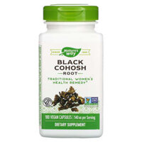 Nature’s Way Black Cohosh Root 540 mg 180 Vegan Capsules