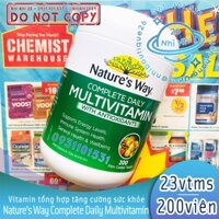 Nature’s Way Complete Daily Multivitamin 🥝 200 Viên