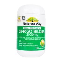 Nature's Way High Strength Ginkgo Biloba 2000mg Chai 120 viên