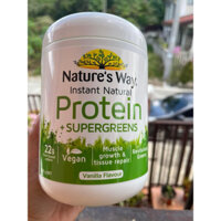 Nature's Way Instant Natural Protein with Super Greens Powder