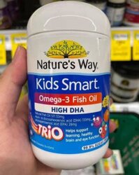 Natures Way Kid Smart Omega 3 Fish Oil 60