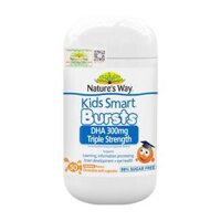 Nature’s Way Kids Smart Bursts DHA 300mg Triple Strength 50 viên – Bổ sung DHA cho bé