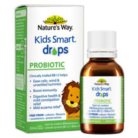 Nature’s Way Kids Smart Drops Probiotic, hỗ trợ giảm táo bón, khó tiêu, chướng bụng