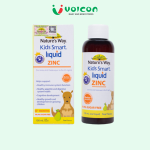 Nature's Way Kids smart Liquid ZinC 200ml - Siro bổ sung kẽm dạng nước cho bé