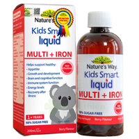 Nature’s Way Kids Smart Liquid Multi + Iron, hỗ trợ tăng cường sức đề kháng