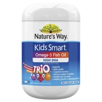 Natures Way Kids Smart Omega-3 Fish Oil Trio 180 viên