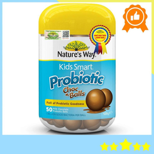 Nature’s Way Kids Smart Probiotic Choc Balls – Kẹo lợi khuẩn tốt cho tiêu hóa của trẻ