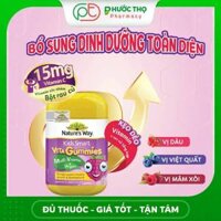 Nature's Way Kids Smart Vita Gummies Multi-vitamin+Vegies - Vitamin từ rau củ hỗ trợ bé tăng trưởng và phát triển (Hộp 6
