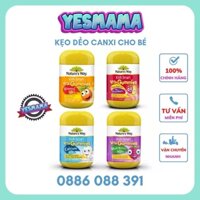 Nature's Way Kids Smart Vita Gummies Calcium + Vitamin D3 - Kẹo dẻo Canxi cho Bé (Lọ 60 viên )