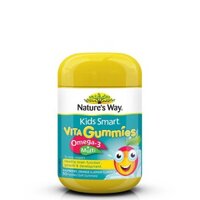 Nature's Way Kids Smart Vita Gummies Omega 3 + Multi - Kẹo dẻo bổ sung Omega 3 cho trẻ em 50 viên