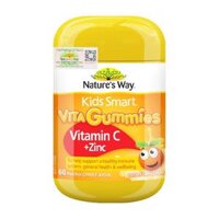 Nature’s Way Kids Smart Vita Gummies Vitamin C + Zinc 60 viên – Bổ sung vitamin C, kẽm