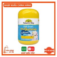 Nature's Way Kids Smart Vita Gummies Calcium Vitamin D lọ 60 viên