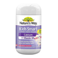 Nature’s Way Kids Smart Calcium, bổ sung Vitamin D3, hỗ trợ xương và răng chắc khỏe