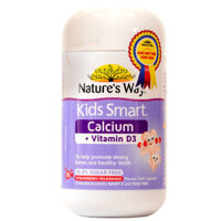 Nature's Way Kids Smart Calcium + Vitamin D3, hỗ trợ phát triển chiều cao