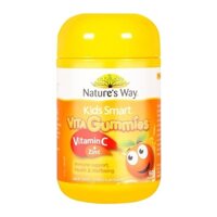 Nature's Way Kids Smart VitaGummies ÚC mẫu mới 2021 Kẹo dẻo vitamin C và kẽm  60-120 viên