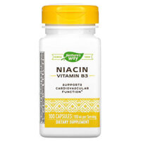 Nature’s Way Niacin Vitamin B3 100 mg 100 Capsules