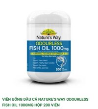 NATURE’S WAY ODOURLESS FISH OIL 1000MG 200 VIÊN