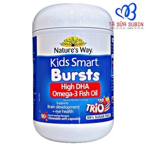 Nature's Way Omega-3 Fish Oil Trio - Kẹo mềm bổ sung Omega 3 cho trẻ