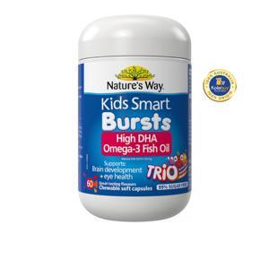 Nature's Way Omega-3 Fish Oil Trio - Kẹo mềm bổ sung Omega 3 cho trẻ