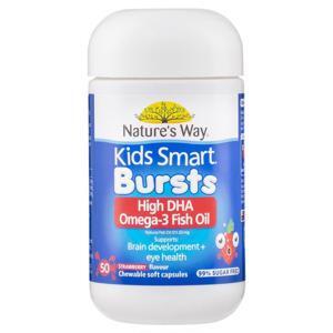 Nature's Way Omega-3 Fish Oil Trio - Kẹo mềm bổ sung Omega 3 cho trẻ